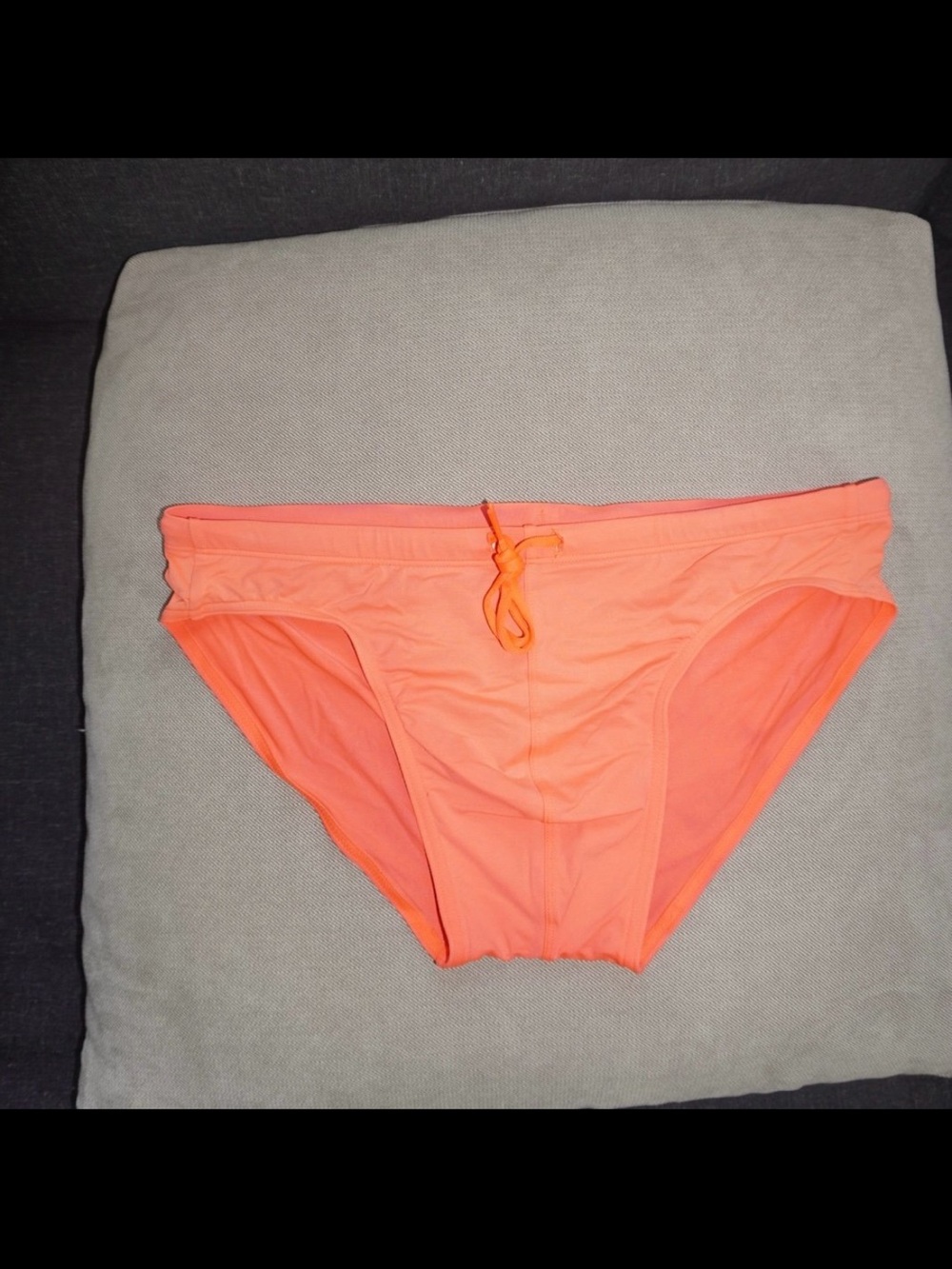 Orange Swim Briefs - Classic Bikini Bottom. H&M size small.